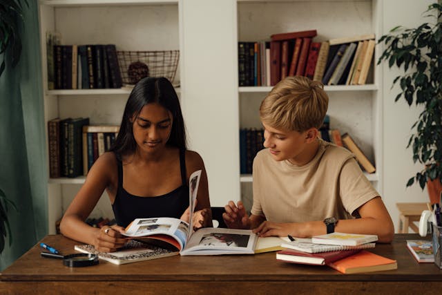 Yearbook Students